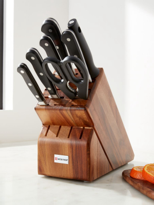 Wusthof ® Classic Deluxe 8-piece Knife Set With Acacia Block