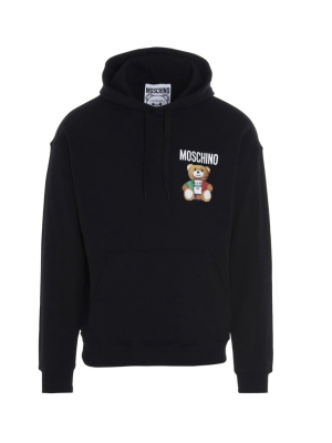 Moschino Teddy Bear Logo Print Sweatshirt