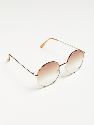 Penny Oversized Round Sunglasses