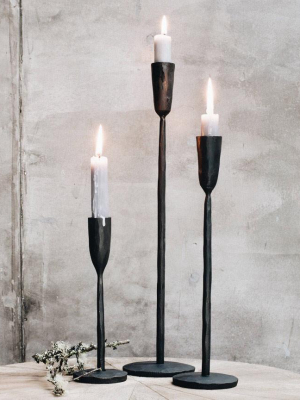 Candlestick - Antique Black