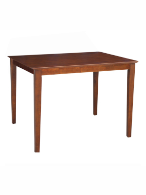 30' X 48' Solid Wood Top Table With Shaker Legs - International Concepts