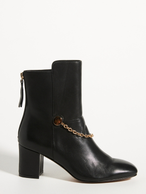 Silent D Chain Ankle Boots