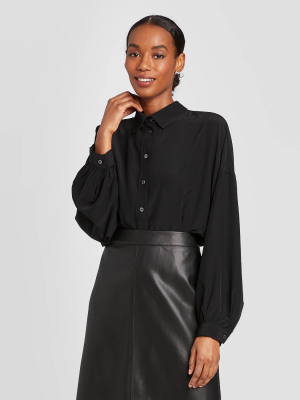 Women's Long Sleeve Button-down Shirt - Prologue™