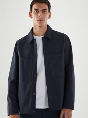 Cotton Utility-style Overshirt