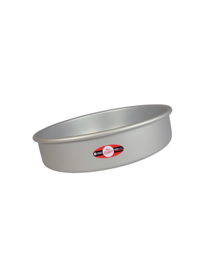 Fat Daddio's Prd-104 Anodized Aluminum Round Cake Pan With Solid Bottom, 10 X 4"