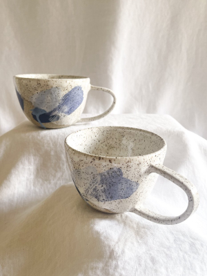 Wild Bower Studio Blue Stroke Flare Mug