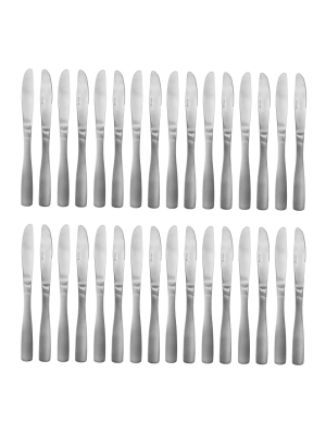 Gibson Home Classic Profile 36 Piece Stainless Steel Dinner Knife Set