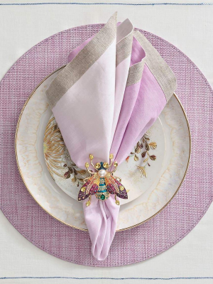 Kim Seybert Dip Dye Napkin - Set Of 4 - Lilac