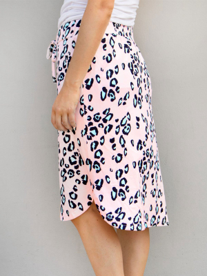 Cheetah Weekend Skirt - Pink