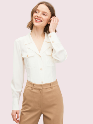 Silk Pocket Shirt