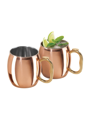 Oggi 20oz Moscow Mule Mug - Copper - Set Of 2