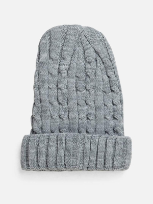 Cable Cuff Beanie