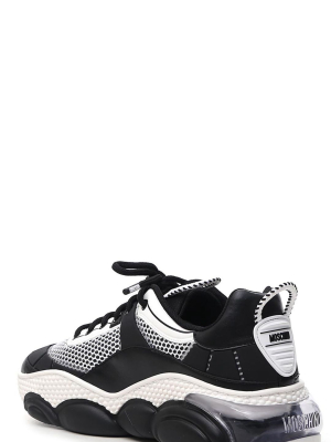 Moschino Teddy Panelled Low-top Sneakers