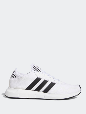 Adidas Originals Swift Run X Sneakers In White And Black