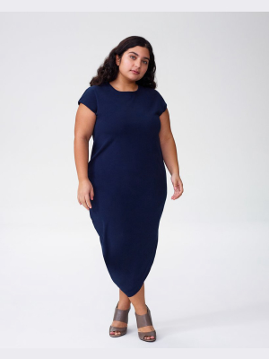 Iconic Petite Geneva Dress - Navy