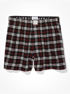 Aeo Plaid Flannel Boxer Short