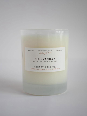 Fig + Vanilla Soy Candle