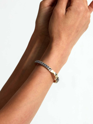 Exclusive  Pave Chain Adele Cuff Bracelet