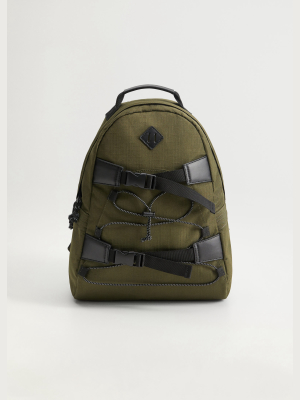 Multifunctional Contrasting Backpack