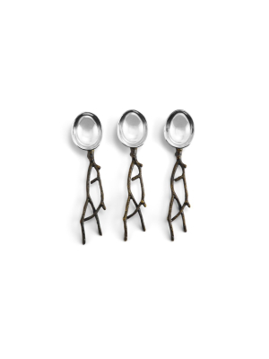 Twig Spoon Set