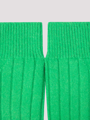 Bottega Veneta Ribbed Crew Socks