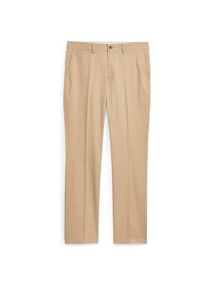 Straight Fit Washed Stretch Chino Pant