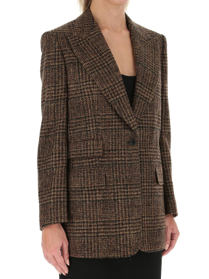 Dolce & Gabbana Single-breasted Checked Blazer