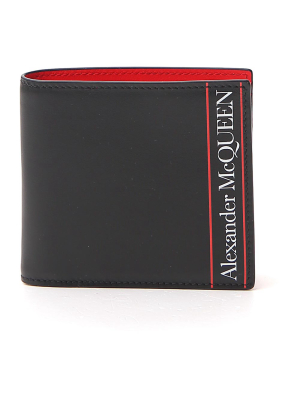 Alexander Mcqueen Logo Billfold Wallet