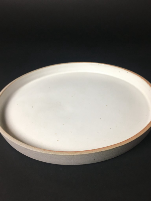 Free Spirit Plate/tray | 10.5" X 1" | Greystone/snow White