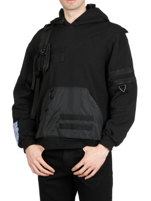 Mcq Alexander Mcqueen Albion Utility Drawstring Hoodie