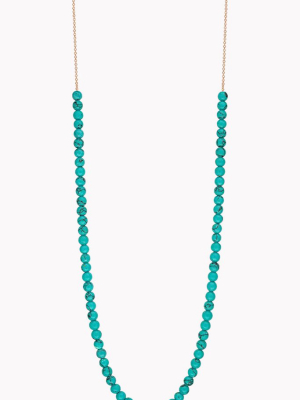 Maria Mini Boulier Necklace, Turquoise