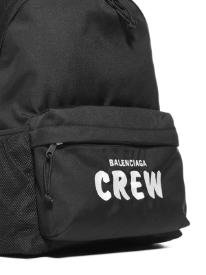 Balenciaga Crew Printed Backpack