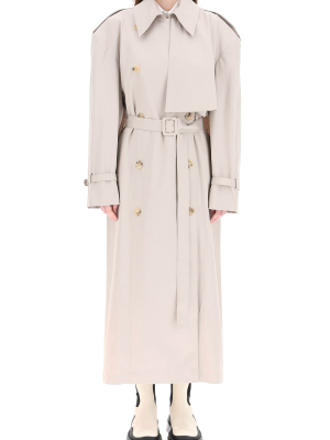 Magda Butrym Double-breasted Oversized Trench Coat