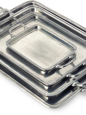 Rectangular Tray With Handles - Large