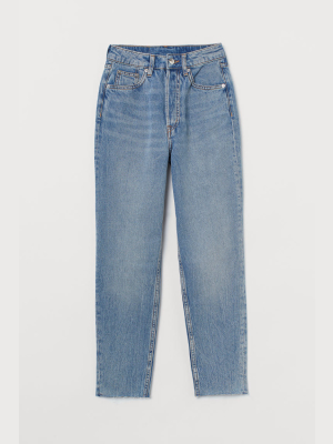 Slim Mom High Ankle Jeans