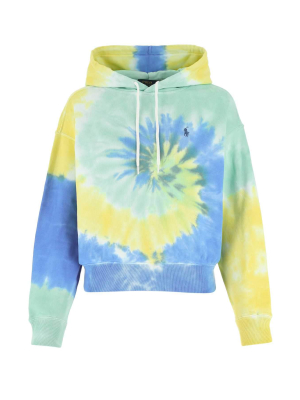 Polo Ralph Lauren Tie-dye Print Drawstring Hoodie