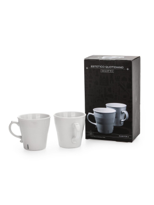 Set Of 2 Estetico Quotidiano Mugs