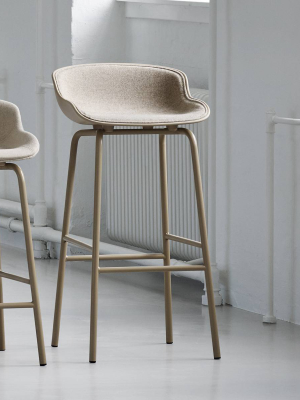 Hyg Bar + Counter Stool: Front Upholstered