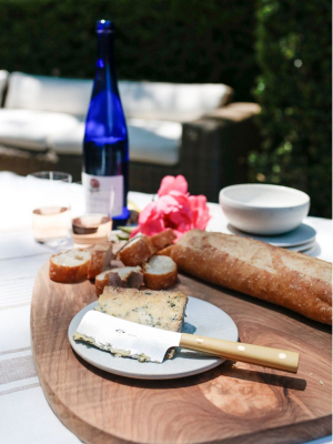 Set Of 3 Cheese Knives In White Lucite By Berti