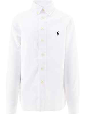 Ralph Lauren Kids Logo Slim-fit Shirt