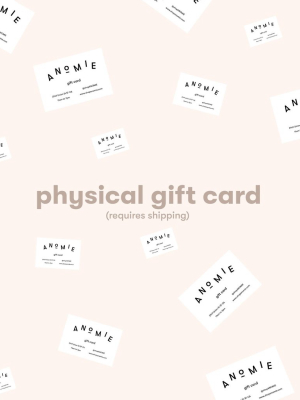 Physical Gift Card