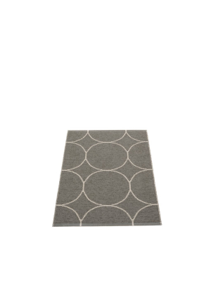 Boo Rug Runner - Charcoal & Linen