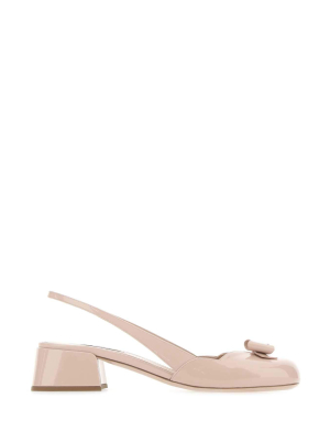 Miu Miu Bow Slingback Pumps