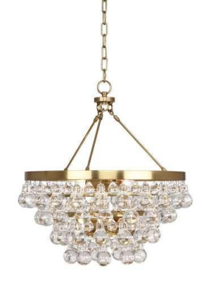 Bling Chandelier Antique Brass