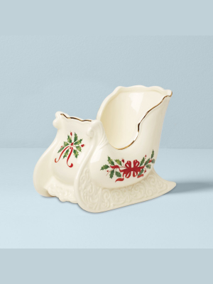 Holiday Sleigh Centerpiece Bowl