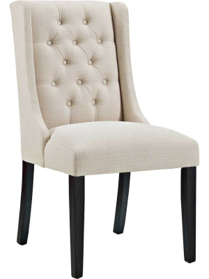 Baker Fabric Dining Chair Beige