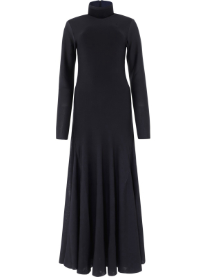 Bottega Veneta High-neck Maxi Dress