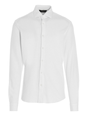 Z Zegna Long Sleeve Buttoned Shirt