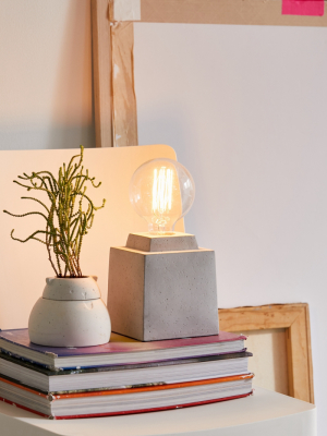 Exposed Concrete Table Lamp