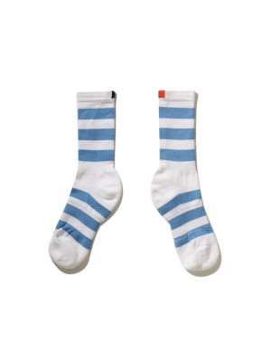 The Men's Rugby Sock - White/blue